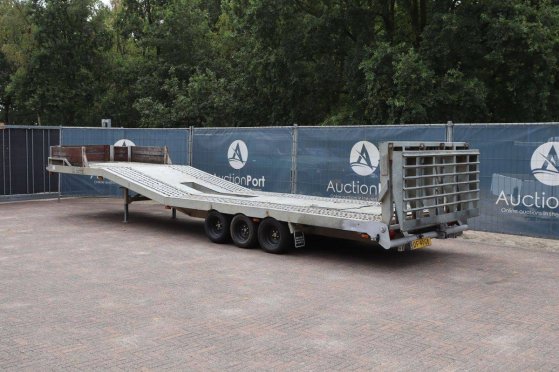 Machine transporter Veldhuizen Baveco P26-1 6500kg 1997 (Margin) VELDHUIZEN Baveco P26-1 1997 2 Flatbed open trailers image 3