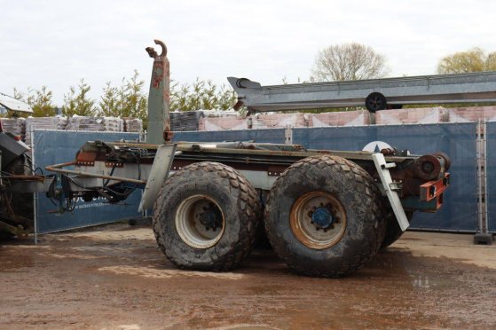 Anzio 1614 1993 Trailer with hooklift system (Margin) Anzio 1614 1993 2 Flatbed open trailers image 3