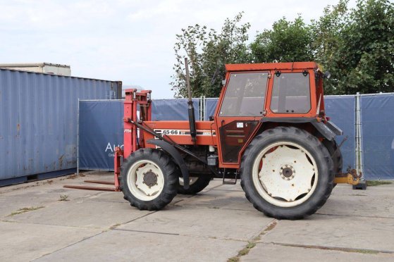 Tractor Fiat Agri 65-66DT Diesel 48kW 1990 with lifting mast Fiat 65-66DT 1990 2 image 3