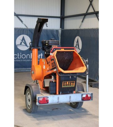 Wood Chipper Eliet Prof 5B Trailer Petrol 2015 (Margin) Eliet Prof 5B Trailer 2015 2 image 4