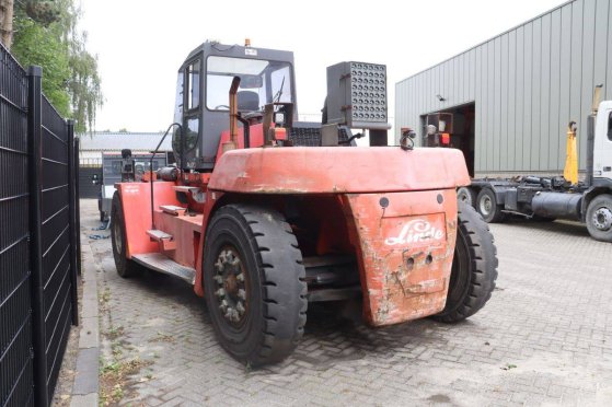 Linde H220 Diesel Rough-Terrain Forklift 22000kg 5.0m 2001 H220 2001 2 Rough Terrain Forklift image 4