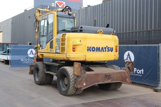 Tire crane Komatsu PW 148-8 Diesel 90kW 2011 915 2011 2 Wheeled Excavators image 4