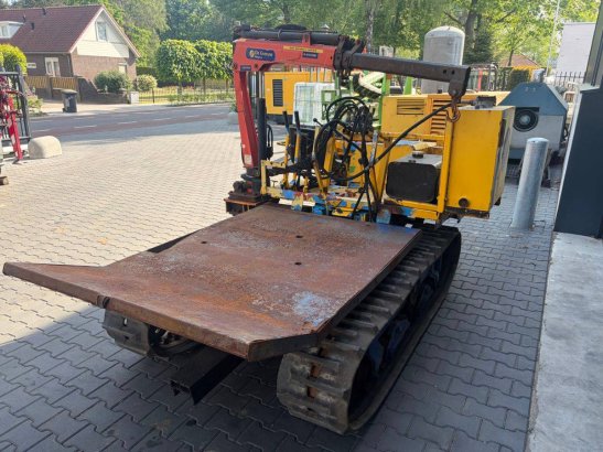 Tracked dumper Yanmar Diesel with palfinger crane 2 Tracked Dumpers image 4
