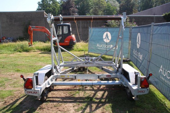 Cable reel trolley Ta-No 3500kg ta-no 2 Flatbed open trailers image 4