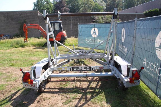 Cable reel trolley Ta-No 3500kg ta-no 2 Flatbed open trailers image 4