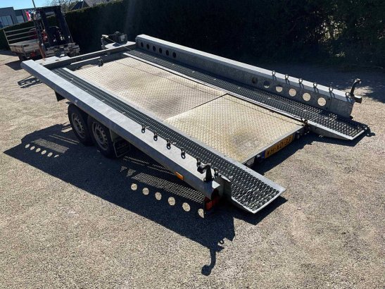 Machine transporter Saris Saris Machinetransporter 2003 2 Flatbed open trailers image 18
