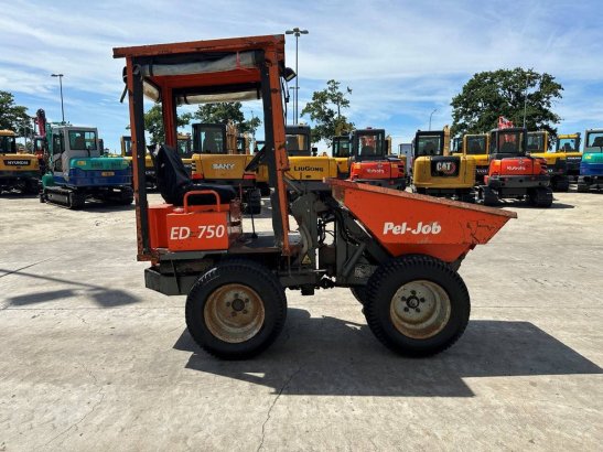 Tire dumper Pel-Job ED 750 Diesel 1998 PELJOB ED 750 1998 2 Dump Truck image 4