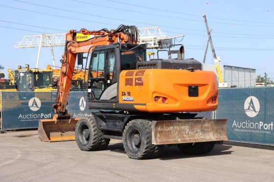 Wheel excavator Hitachi ZX140W-6 Diesel 105kW 2018 ZX140W-6 2018 2 Wheeled Excavators image 4