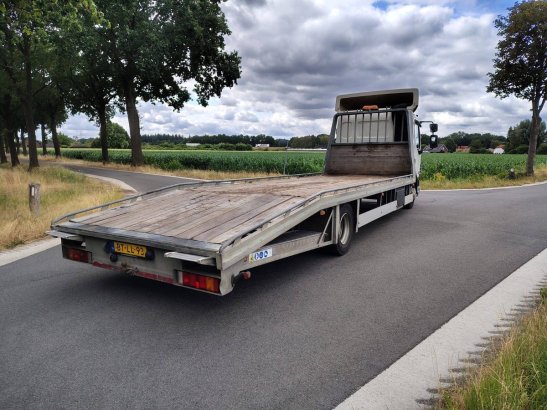 Machine transporter DAF FA LF45G12 Diesel 220hp 2007 FA LF45G12 2007 2 Flatbed open trailers image 4