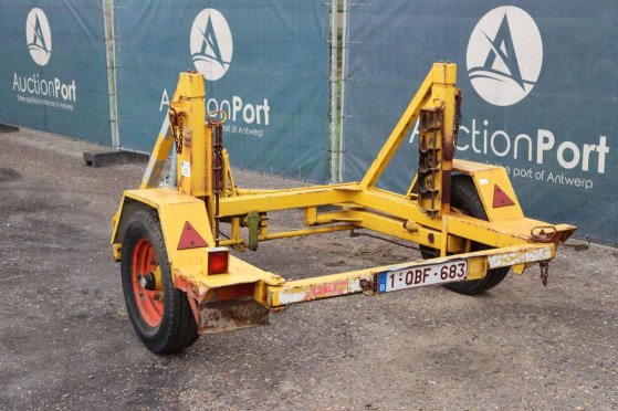 Hose reel trailer Venrooy LTV-150 2000kg 1990 VERNOOY LTV-150 1990 2 Flatbed open trailers image 4