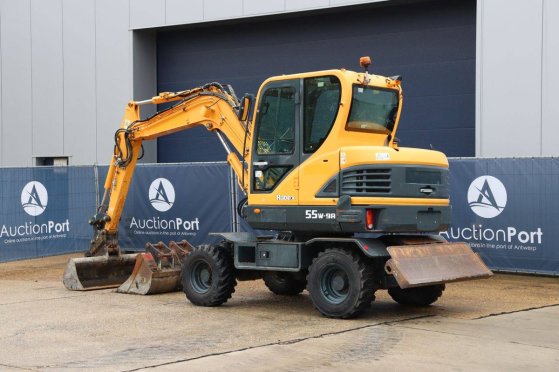Wheel excavator Hyundai Robex 55W-9A Diesel 48.5kW 2021 Robex 55W-9A 2021 2 Crawler Excavators image 4