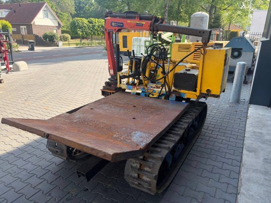 Tracked dumper Yanmar Diesel with palfinger crane 2 Tracked Dumpers image 4