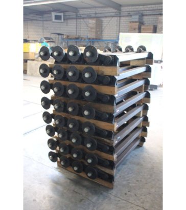 Batch of Knott 32x wheel axles with batch of hexagon bolts New Knott GmbH 1 Flatbed open trailers image 5