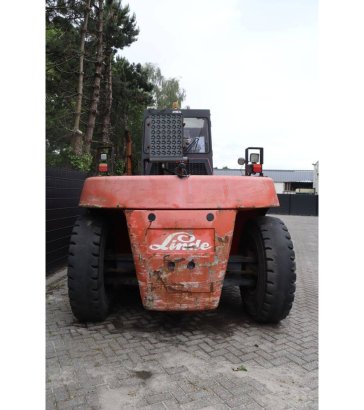 Linde H220 Diesel Rough-Terrain Forklift 22000kg 5.0m 2001 H220 2001 2 Rough Terrain Forklift image 5