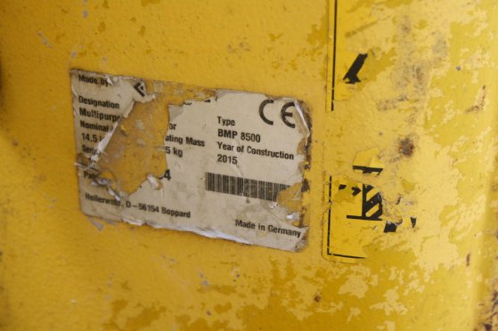 Compactor Bomag BMP 8500 Diesel 2015 BMP 8500 2015 2 image 5