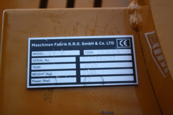 Crusher VA50 Petrol 12kW 2025 New MB VA 50 2025 1 image 5