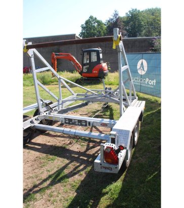 Cable reel trolley Ta-No 3500kg ta-no 2 Flatbed open trailers image 5