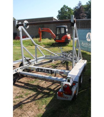 Cable reel trolley Ta-No 3500kg ta-no 2 Flatbed open trailers image 20