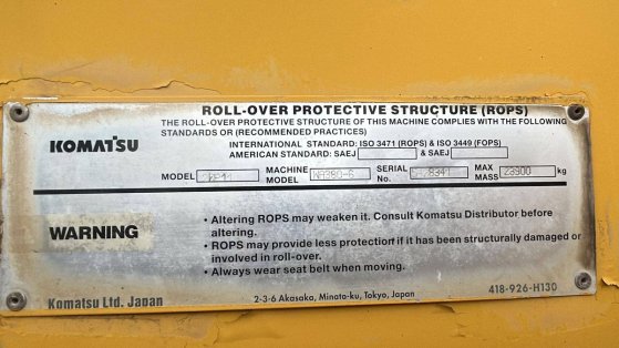 Komatsu WA380-6 Diesel Wheel Loader 142kW 848 2 Wheel Loaders image 5
