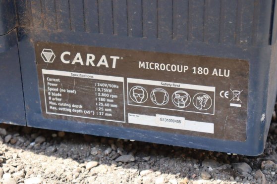 Table saw Carat Microcoup 180 ALU 180mm Microcoup 180 ALU 2 image 5