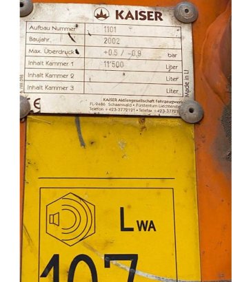 Vacuum truck MAN 41.464 Diesel 2002 41.464 2002 2 image 5