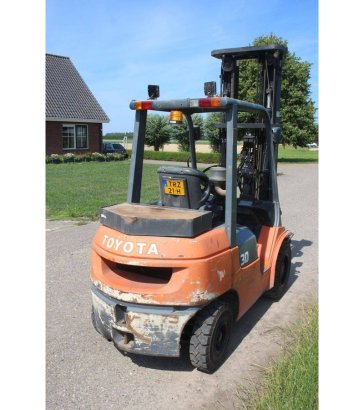 Forklift Toyota 62-7FDF30 Diesel 3000kg 6.0m 2006 62-7FDF30 2006 2 Forklift image 20
