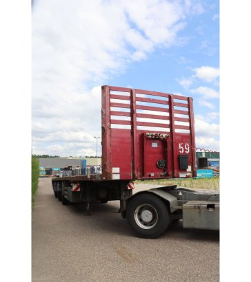 Flatbed Semi-trailer Meusburger MPS-3 38.5t 2010 MEUSBURGER MPS-3 2010 2 image 5