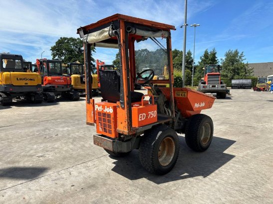 Tire dumper Pel-Job ED 750 Diesel 1998 PELJOB ED 750 1998 2 Dump Truck image 5