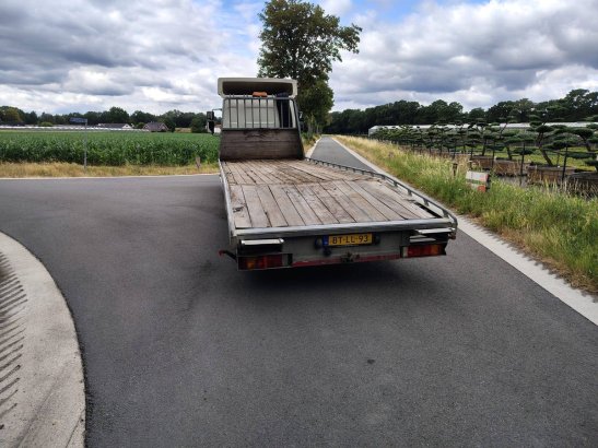 Machine transporter DAF FA LF45G12 Diesel 220hp 2007 FA LF45G12 2007 2 Flatbed open trailers image 5