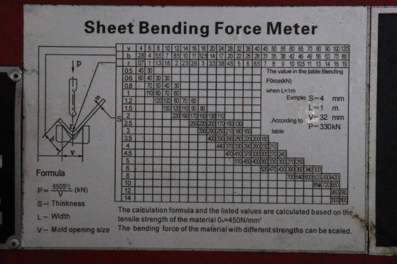Press brake Shandong WF67Y Electric 200t 2010 Shandong WF67Y 2010 2 image 6