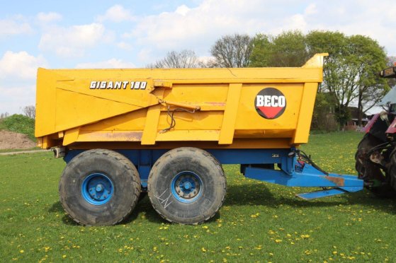 Agricultural Tipper Beco GIGANT 180 2001 Beco GIGANT 180 2001 2 Dump trailers image 6