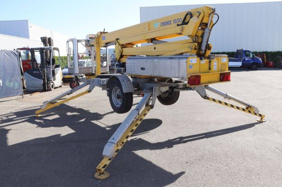 Trailer-mounted aerial work platform Omme 1830EBZX Electric 18.3m 2005 Omme 1830EBZX 2005 2 image 6