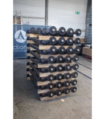 Batch of Knott 32x wheel axles with batch of hexagon bolts New Knott GmbH 1 Flatbed open trailers image 6