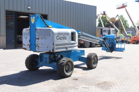 Telescopic boom lift Genie S-45 Diesel 227kg 13.2m 2012 S-45 2012 2 image 6