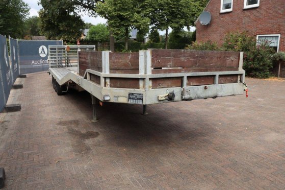 Machine transporter Veldhuizen Baveco P26-1 6500kg 1997 (Margin) VELDHUIZEN Baveco P26-1 1997 2 Flatbed open trailers image 6