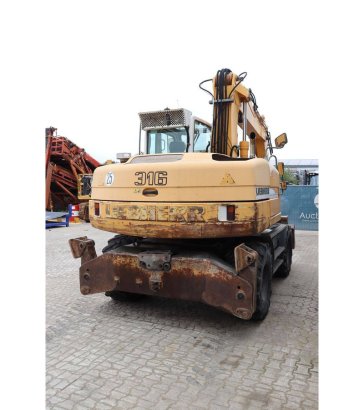 Wheel excavator Liebherr A316 Diesel 86kW 2004 6665 2004 2 Wheeled Excavators image 6