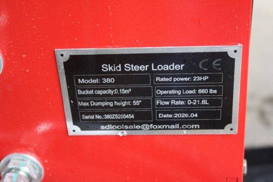 Captok CK380 Skid Steer Loader Petrol 23hp 2026 New Demo Captok CK380 2026 1 image 6