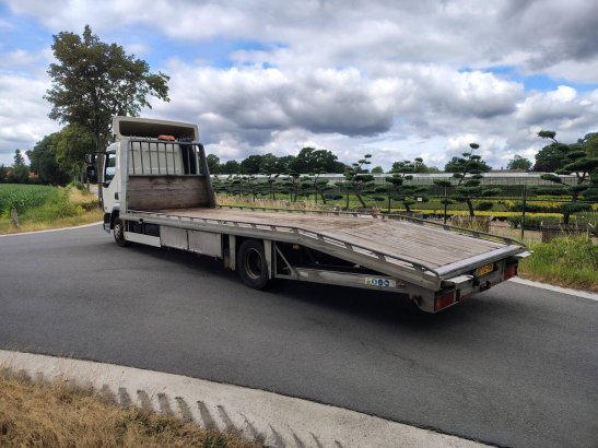 Machine transporter DAF FA LF45G12 Diesel 220hp 2007 FA LF45G12 2007 2 Flatbed open trailers image 6