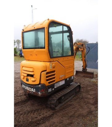 Mini excavator Hyundai Robex 16-9 Diesel 12kW 2016 Robex 16-9 2016 2 image 6
