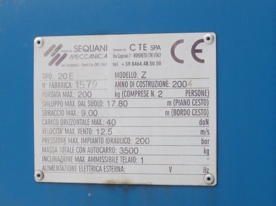 Nissan Cabstar Diesel Self-propelled Aerial Platform 17.8m 2004 Cabstar 2 image 7