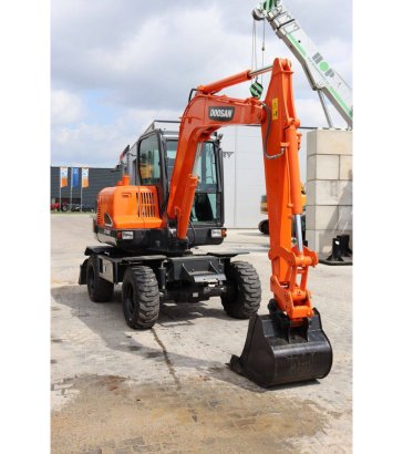 Doosan DX60WN Diesel Wheeled Excavator 39kW 2020 Doosan DX60WN 2020 2 Wheeled Excavators image 7