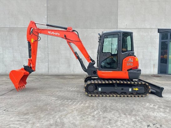 Midi excavator Kubota KX165-5 Diesel 2014 KX165-5 2014 2 Crawler Excavators image 7