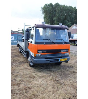 Ramp truck/Machine transporter DAF AE45 Diesel 144hp 6000kg 1999 AE45 1999 2 image 7