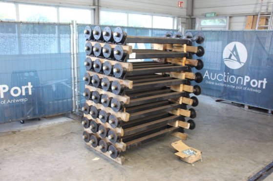 Batch of Knott 32x wheel axles with batch of hexagon bolts New Knott GmbH 1 Flatbed open trailers image 8
