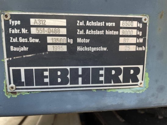 Liebherr A312 Diesel Mobile Crane 1995 A312 1995 2 Mobile Cranes image 19
