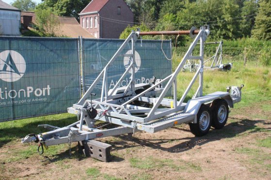 Cable reel trolley Ta-No 3500kg ta-no 2 Flatbed open trailers image 8