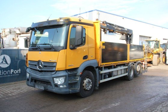 Crane truck Mercedes-Benz Antos 2540 Diesel 2014 Mercedes-Benz Antos 2540 2014 2 Crane trucks image 8