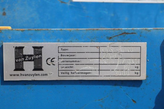 Vacuum system Van Zuijlen MVS-PO VU Gasoline 2005 MVS-PO VU 2005 2 image 8