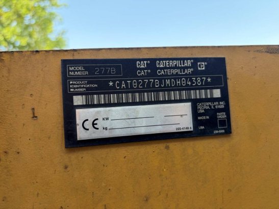 Skid steer loader Caterpillar 277B Diesel 58kW 2006 277B 2006 2 image 22