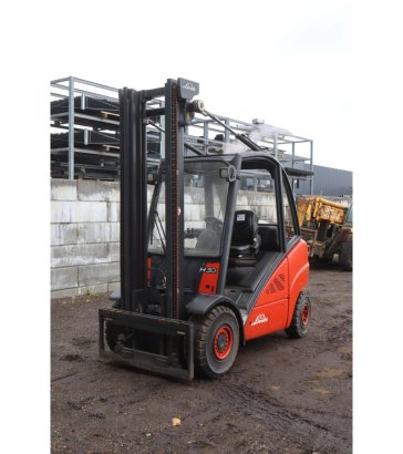 Forklift Linde H30 LPG 3000kg 5.2m 2008 H30T 2008 2 Rough Terrain Forklift image 24